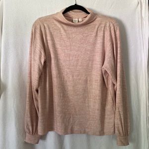 Gap Pink Mock neck/turtleneck sweater
